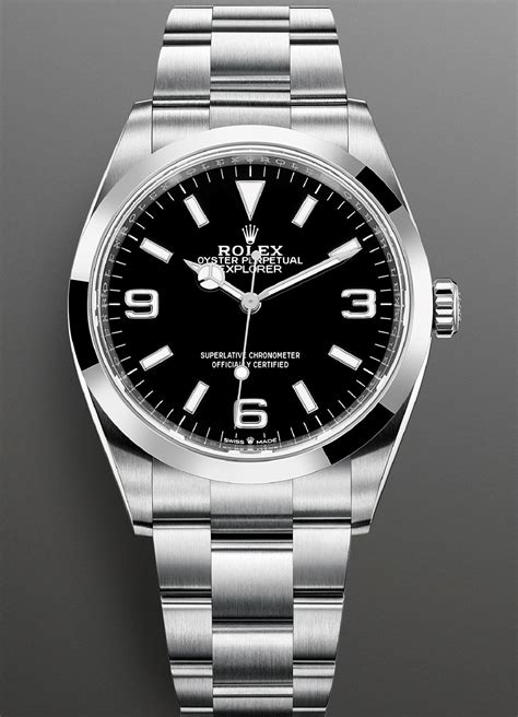 rolex oyster perpetual explorer face.